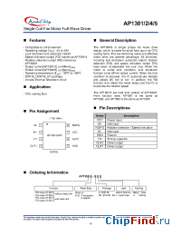 Datasheet AP1302A-SPL производства Anachip