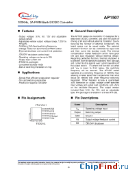 Datasheet AP1507-33D5A производства Anachip
