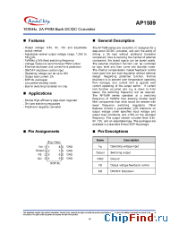 Datasheet AP1509-3.3V производства Anachip