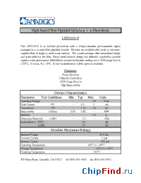 Datasheet 13PD100-FC manufacturer Anadigics