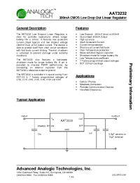 Datasheet AAT3232IGV-3.5-T1 производства AnalogicTech