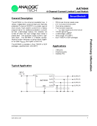 Datasheet AAT4644IHS-T1 производства AnalogicTech