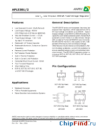 Datasheet APL5301-14A производства Anpec
