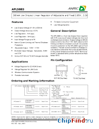 Datasheet APL5883-28DC-TUL производства Anpec