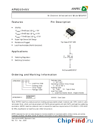 Datasheet APM2054NVC-TUL производства Anpec