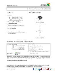 Datasheet APM2055NUC-TUL производства Anpec