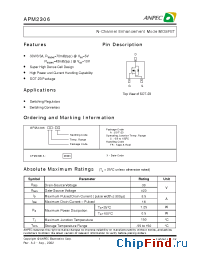 Datasheet APM2306AC-TR производства Anpec