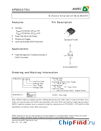 Datasheet APM3007NUC-TUL производства Anpec