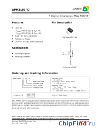 Datasheet APM3195PDC-TUL производства Anpec