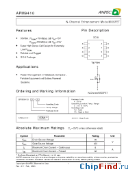 Datasheet APM9410KC-TR производства Anpec