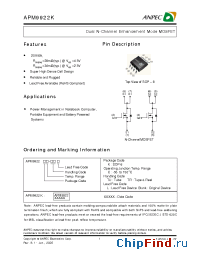 Datasheet APM9922KC-TUL производства Anpec