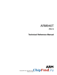 Datasheet ARM940T производства ARM