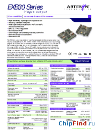 Datasheet EXB30-48S3V3 производства Artesyn
