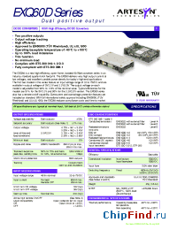 Datasheet EXQ60-48D3V3-2V5 производства Artesyn