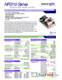 Datasheet NFS110-7612 производства Artesyn