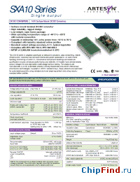Datasheet SXA10-48S3V3 производства Artesyn