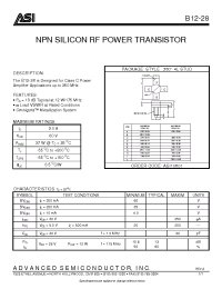 Datasheet ASI10510 manufacturer ASI