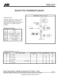 Datasheet ASI5082-2301 manufacturer ASI