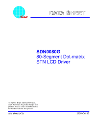 Datasheet SDN0080G производства ASI