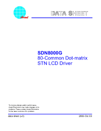 Datasheet SDN8000G производства ASI