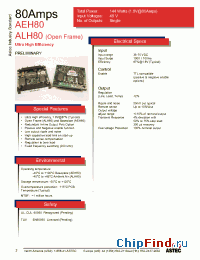 Datasheet ALH80 manufacturer Astec