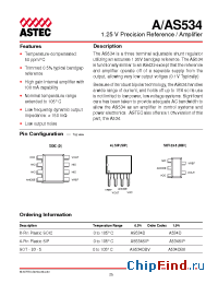 Datasheet AS534 производства Astec