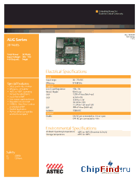 Datasheet AUK06A48 производства Astec