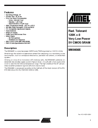 Datasheet 5962-8959818VZC manufacturer ATMEL