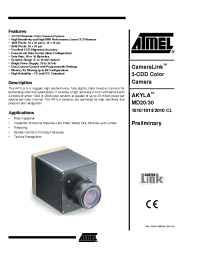 Datasheet AKYLAMD20CL2010 manufacturer ATMEL