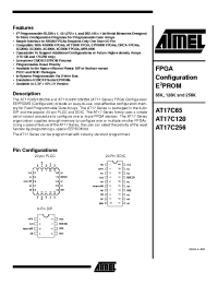 Datasheet AT17C128 manufacturer ATMEL
