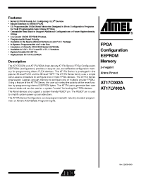 Datasheet AT17LV020A manufacturer ATMEL