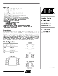 Datasheet AT24C128-10 производства ATMEL