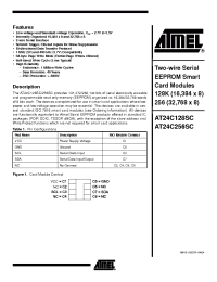 Datasheet AT24C128SC-10WI производства ATMEL