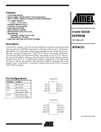 Datasheet AT24C21-10 производства ATMEL