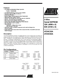 Datasheet AT24C32A производства ATMEL