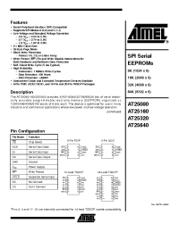 Datasheet AT25080 производства ATMEL