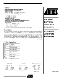 Datasheet AT25HP256 производства ATMEL