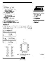Datasheet AT28C17-15M производства ATMEL