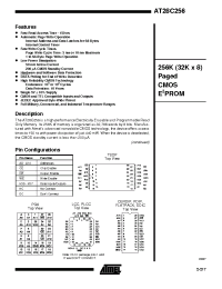 Datasheet AT28C256E-15I производства ATMEL