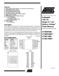 Datasheet AT48BV080T-12TC manufacturer ATMEL
