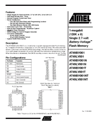 Datasheet AT49BV001-12 manufacturer ATMEL