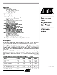 Datasheet AT6002-2QC производства ATMEL