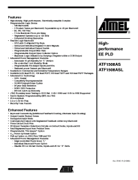 Datasheet ATF1508AS-10 manufacturer ATMEL