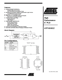 Datasheet ATF16V8CZ-12XC manufacturer ATMEL
