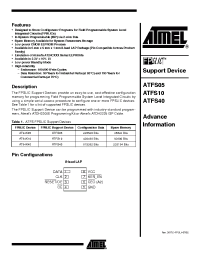 Datasheet ATFS10-CC manufacturer ATMEL