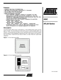 Datasheet ATL25/540 manufacturer ATMEL