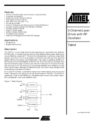 Datasheet T0816-PEQ manufacturer ATMEL