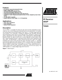 Datasheet T2525N030 manufacturer ATMEL