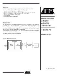 Datasheet T48C862-r3 manufacturer ATMEL