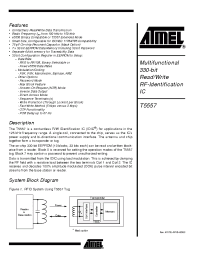 Datasheet T555701M01-DDW manufacturer ATMEL
